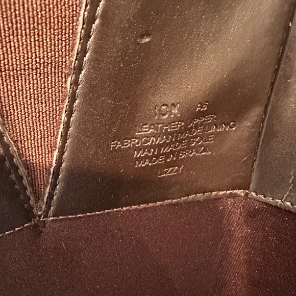 Gianni Bini Brown Leather Crocodile Boots - Picture 11 of 15